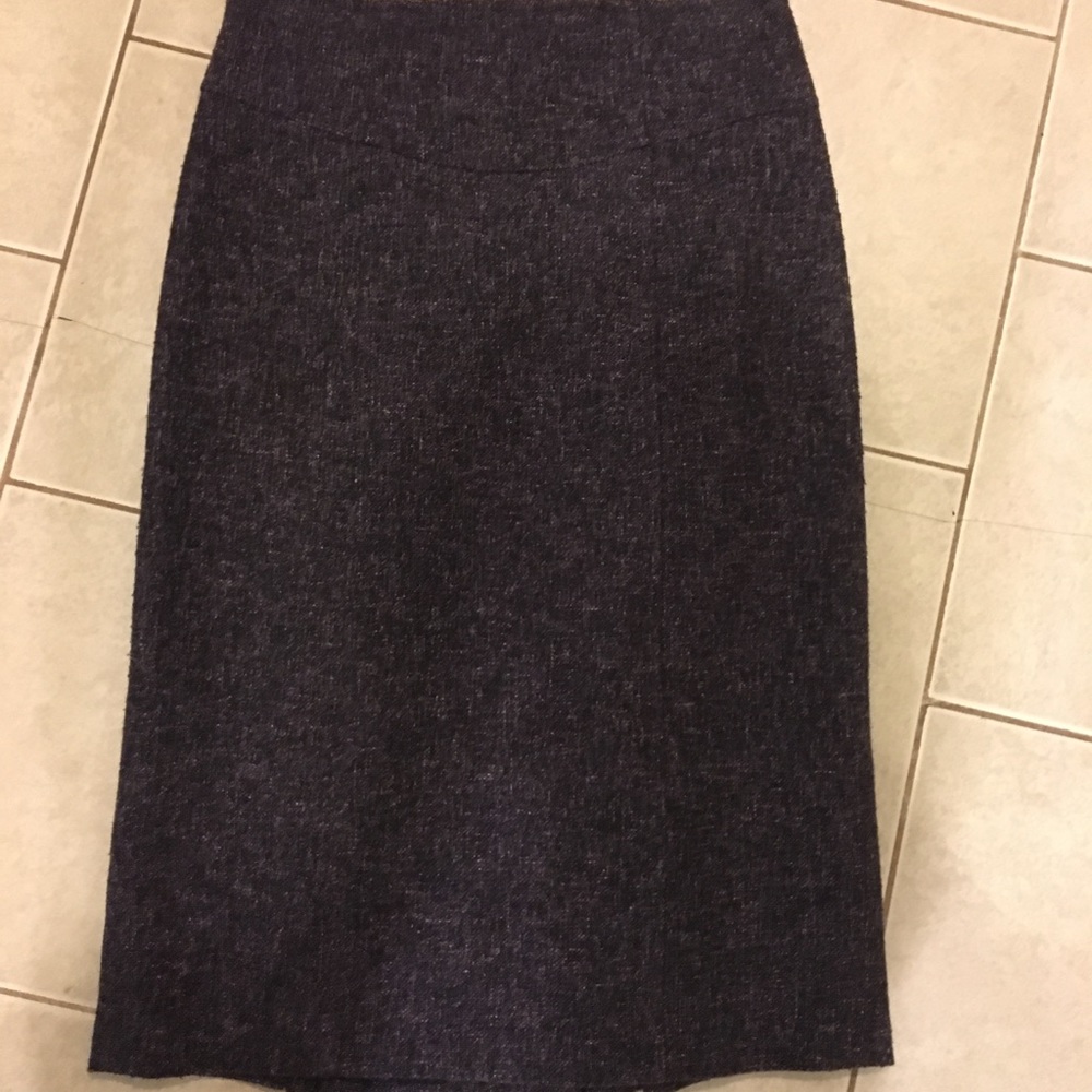 Nanette Lepore purple tweed skirt